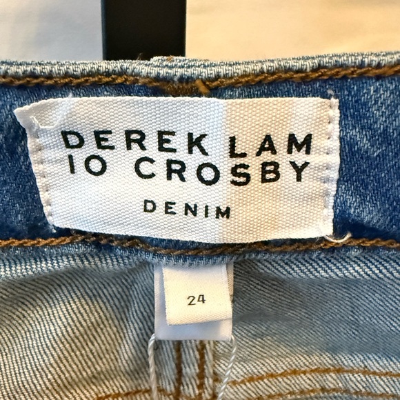 Derek Lam 10 Crosby Eden 5 Pocket High Risk Medium Dark 24 NWT - Picture 6 of 8